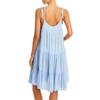 Aqua Swim Womens Tie Shoulder Dress Cover-Up Blue M view 4
