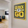 YouTheFan NFL Green Bay Packers Slogan Series 3D Wall Art view 3