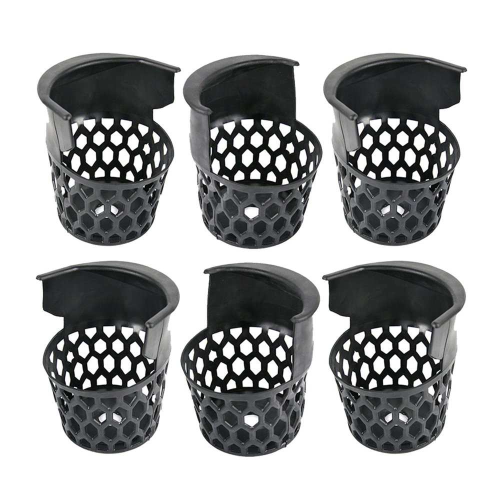 rockible 6 Pieces Billiard Pool Table Pockets Set, Replacement Pockets Web Pocket Billiard Ball Baskets
