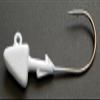 10 "Shad Jig Head Striper Bass Saltwater Lure B/N Ultra Point Hook- Glow 3/4oz view 1