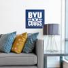 YouTheFan NCAA BYU Cougars Slogan Series 3D Wall Art view 2