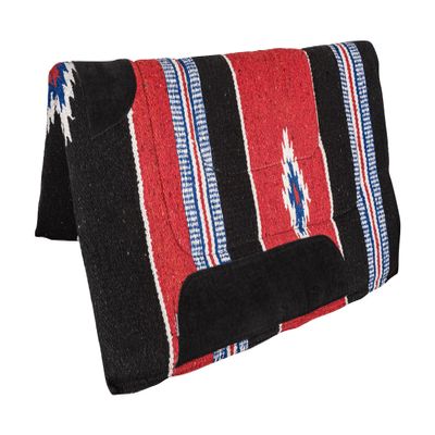 Tabelo Navajo Double Weave Pad Red/Black
