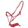 Tabelo Cowboy Rope Halter w/Lead Red/Black view 1