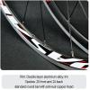 ZECHAO 700C Light Weight Road Bike Wheelset Clincher 30mm Rim Brake Only 1650g Aluminum Alloy 11 Speed C Brake V Brake Wheelset (Color : Gold, Size : 700c) view 4