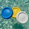 Bluewater Dog Frisbee - Waterproof, Floating, Lightweight, Aerodynamic Disc for Dogs Puppy - Summer Bundle (3 Pack - Yellow, White, and Ocean Blue) view 1