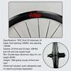ZECHAO 700C Light Weight Road Bike Wheelset,Clincher Tubeless Ready Rim 20mm Wide Quick Release Fit to 7-11 Speed Bike Wheels Wheelset (Color : Black, Size : 700c) view 4