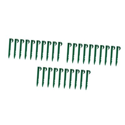 50pcs Plastic Tent Stakes Camping Pegs for Outdoor Use Easy to Install Tent Accessories for Hiking Festivals Garden and Canopy Applications