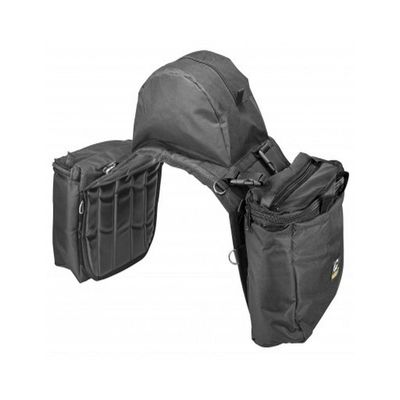 Tabelo Nylon Cooler Saddle Bag w/Cantle Black
