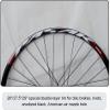 ZECHAO Mountain Bike Wheelset 26/27.5/29 Inch,Aluminum Alloy Rim 32H Disc Brake Mountain Wheelset QR Front Rear Wheels 7-11 Speed Cassette Wheelset (Color : Red, Size : 27.5 inch) view 2