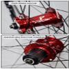 ZECHAO Mountain Bike Wheelset 26/27.5/29 Inch,Aluminum Alloy Rim 32H Disc Brake Mountain Wheelset QR Front Rear Wheels 7-11 Speed Cassette Wheelset (Color : Red, Size : 27.5 inch) view 4