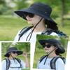 Sun hat UV Cut Outdoor hat Sun Hat for - Gardening/Garden Hat - Wide Brim Summer Cap, Fishing & Beach Travels (Blue) view 2