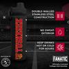 Campus Colors NCAA Stainless Steel Water Bottle - Twist on cap - 24 oz - Carry Clip - Keeps Your Drinks Hot or Cold for Hours (Tuskegee University - Black) view 2