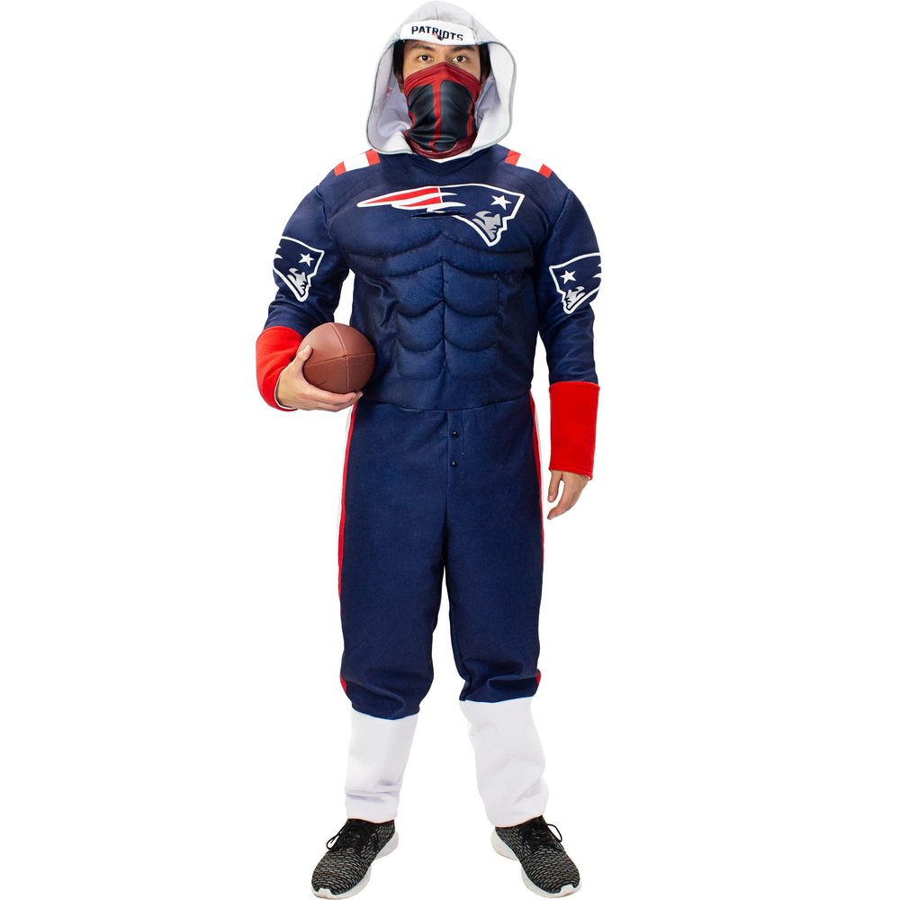 Jerry Leigh Men's Navy New England Patriots Game Day Costume