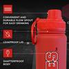 Campus Colors NCAA Stainless Steel Water Bottle - Twist on cap - 24 oz - Carry Clip - Keeps Your Drinks Hot or Cold for Hours (Utah Utes - Red) view 4