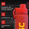 Campus Colors NCAA Stainless Steel Water Bottle - Twist on cap - 24 oz - Carry Clip - Keeps Your Drinks Hot or Cold for Hours (USC Trojans - Cardinal) view 4