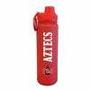 Campus Colors NCAA Stainless Steel Water Bottle - Twist on Cap - 24 OZ - Carry Clip - Keeps Your Drinks Hot or Cold for Hours (San Diego State Aztecs - Red) view 1