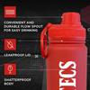 Campus Colors NCAA Stainless Steel Water Bottle - Twist on Cap - 24 OZ - Carry Clip - Keeps Your Drinks Hot or Cold for Hours (San Diego State Aztecs - Red) view 4