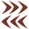 Chaparral Boat Deck Vent Decals 14.00350 | Red Black Stickers (Set of 6) view 3