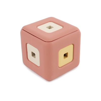 Hudson Baby Silicone Puzzle Cube, Multicolor, One Size