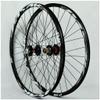 ZECHAO 26/27.5/29 Inch Bike Wheel Set,Double Wall Rims Cassette Flywheel Sealed Bearing Disc Brake QR 7-11 Speed Mountain Cycling Wheels Wheelset (Color : Black, Size : 27.5inch) view 1