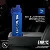 Campus Colors NCAA Stainless Steel Water Bottle - Twist on cap - 24 oz - Carry Clip - Keeps Your Drinks Hot or Cold for Hours (Creighton Bluejays - Blue) view 3