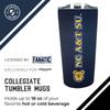 Campus Colors NCAA Stainless Steel Tumbler perfect for Gameday - 18 oz - Double Walled - Keeps Drinks Perfectly Insulated (North Carolina A&T State University - Navy) view 3