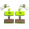 Brake Pad MTB 39 Clarks e Bike/E-Bike Semi Metallic Adapt.Shim XTR/XT/SLX br-m9000 x4 view 1