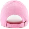 47 MLB Unisex-Adult Clean Up Adjustable Hat Cap One Size Fits All (Atlanta Braves Rose Pink) view 2