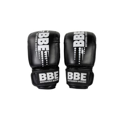 BBE Unisex Adult PVC Punching Bag Mitts (S, M) (Red/White)