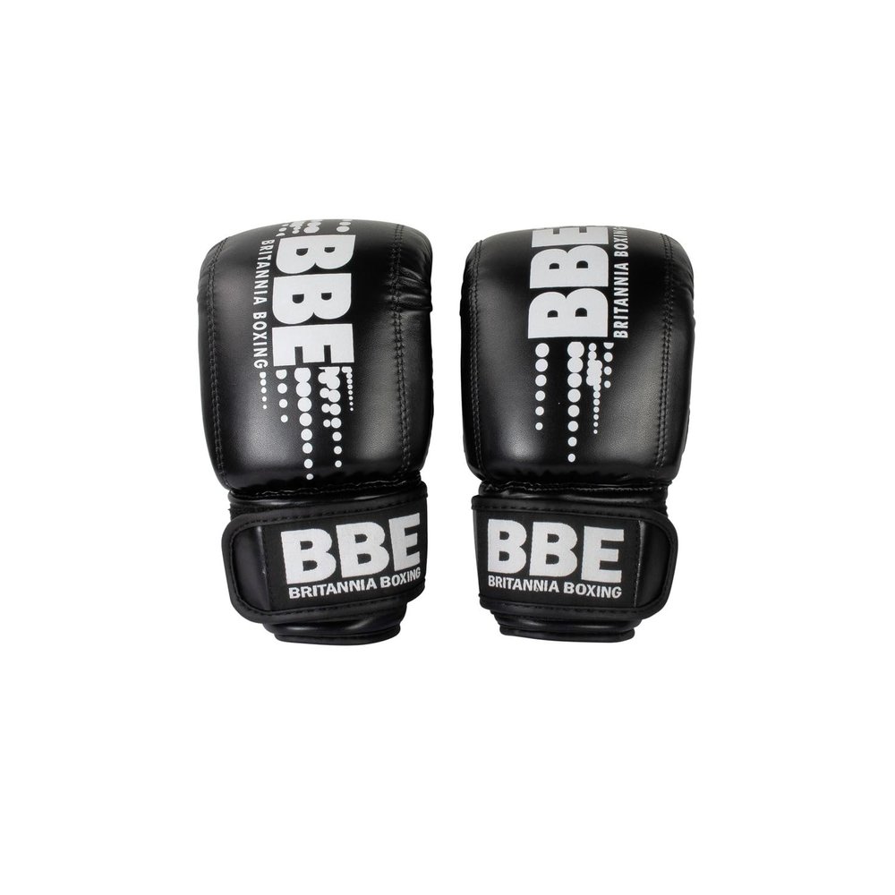 BBE Unisex Adult PVC Punching Bag Mitts (S, M) (Red/White)