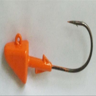 10 "Shad Jig Head Striper Bass Saltwater Lure B/N Ultra Point Hook - OR 3/8oz