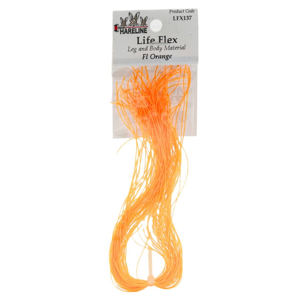 Hareline Fly Tying Life-Flex - Fl Orange