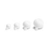 Hareline Doohickey Thingamabobbers Medium 7/8 in - 3 Pack White view 1