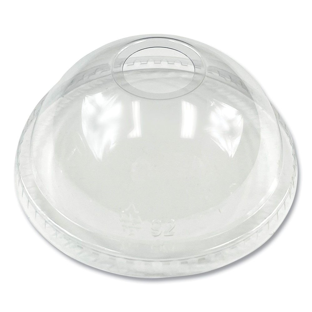 Boardwalk PET Cold Cup Dome Lids, Fits 9 oz Squat/12 oz PET Cups, Clear, 1,000/Carton