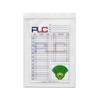 PLC Sports Lineup Card Refill Pack 10 Lineup Cards with Zip Seal Pocket, 4-Part Carbon Copy, 5.5" x 8.5" view 1