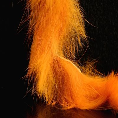 Hareline Fly Tying Magnum Rabbit Strips - Amber