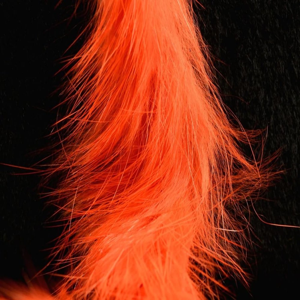 Hareline Fly Tying Magnum Rabbit Strips - Coral