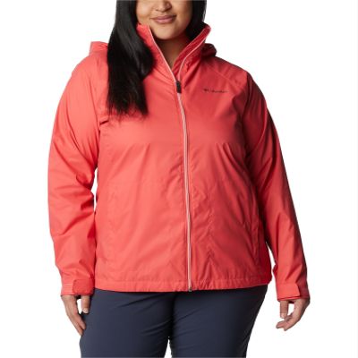 Columbia Women's Switchback III Jacket, Juicy, 1X Plus