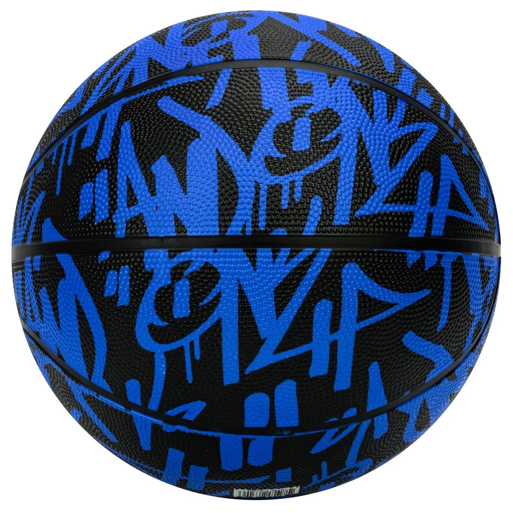 AND1 Street Ink Rubber Basketball: Official Regulation Size 7 (29.5 inches) Rubber Basketball - Deep Channel Construction Streetball, Made for Indoor Outdoor