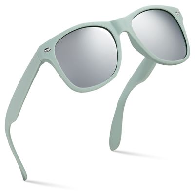 Retro Rewind Kids Sunglasses for Boys Girls Age 3-12 - Shatterproof Rubberized Frame UV400 Toddler Children Sun Glasses