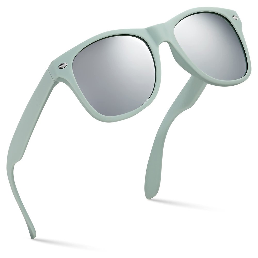 Retro Rewind Kids Sunglasses for Boys Girls Age 3-12 - Shatterproof Rubberized Frame UV400 Toddler Children Sun Glasses