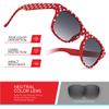 Retro Rewind Kids Sunglasses for Boys Girls Age 3-12 - Shatterproof Rubberized Frame UV400 Toddler Children Sun Glasses view 3