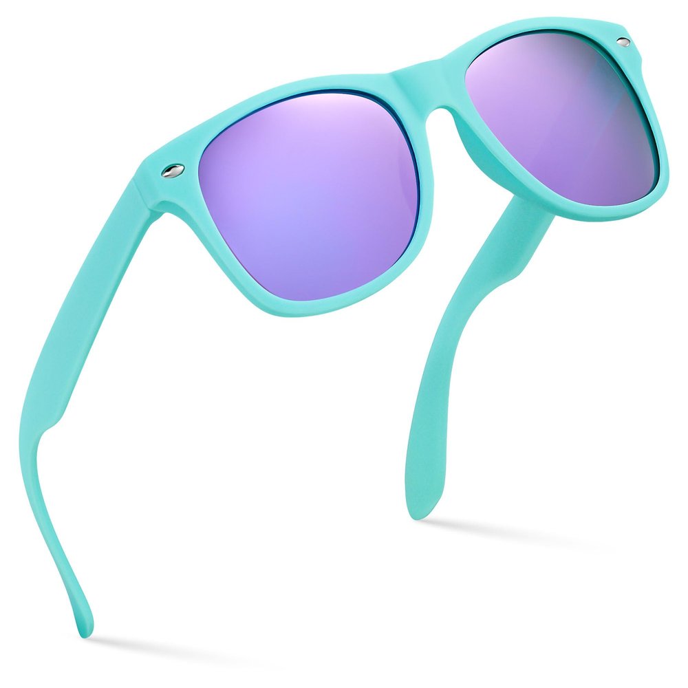 Retro Rewind Kids Sunglasses for Boys Girls Age 3-12 - Shatterproof Rubberized Frame UV400 Toddler Children Sun Glasses