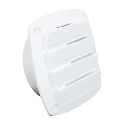 BESPORTBLE 2pcs Square Vent Cover Louvered for Boats and Rvs Easy to Install Resistant Breakage for Ship Ventilation