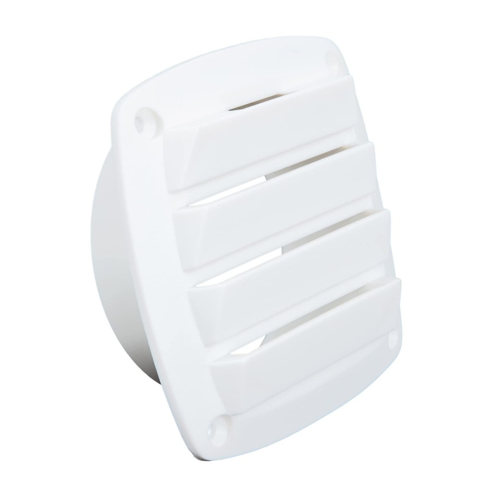 BESPORTBLE 2pcs Square Vent Cover Louvered for Boats and Rvs Easy to Install Resistant Breakage for Ship Ventilation