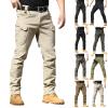 eoeioa Mens Baggy Pants Ripstop Water Repellent Lightweight Casual Cargo Pants Quick Dry Multi Pockets Work Trousers view 4