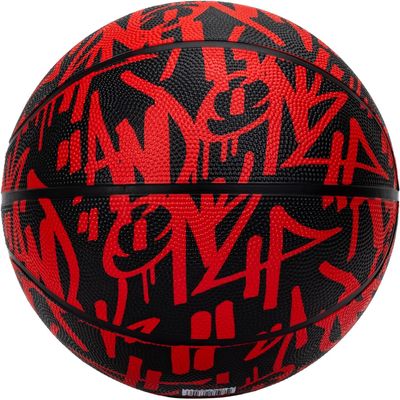 AND1 Street Ink Rubber Basketball: Official Regulation Size 7 (29.5 inches) Rubber Basketball - Deep Channel Construction Streetball, Made for Indoor Outdoor
