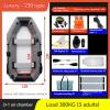 Premium Inflatable Kayak, 230Cm, 249Cm, 260Cm, Durable Hovercraft with Reinforced Bottom for Fishing and Boating(Size:230CM) view 2