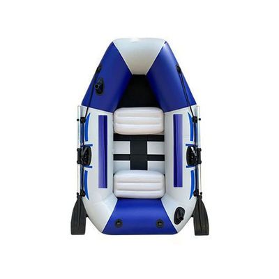 Inflatable Rubber Boats, 1.75M and 2M Standard, Luxury Options, Independent Air Chamber, Wood, Brushed Bottom, Wear-Resistant Speedboat(Size:2.0 Standard)