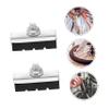 10 Sets Brake Pads Road Bike Brake Rubber Shoes Brakes for Bikes Bike Parts MTB Brake Block Cycle Brake Block Brake Parts Black Bike Caliper Brake Pad Bike Pads Cycling Metal Fold view 2